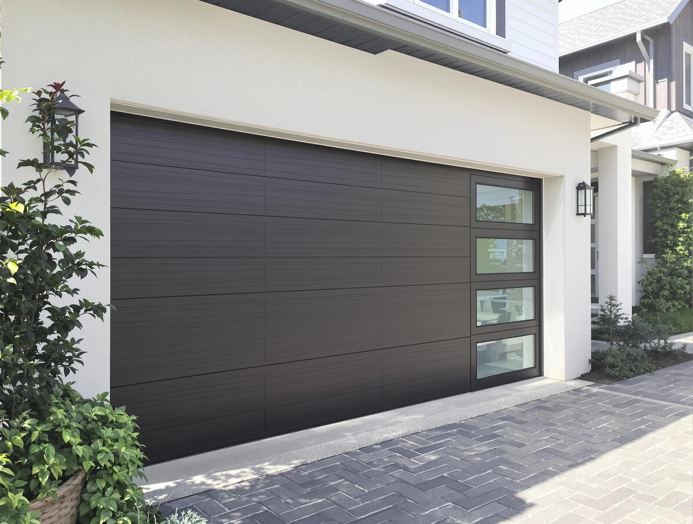 Custom garage door installation by Meridian Garage Door Repair in Meridian