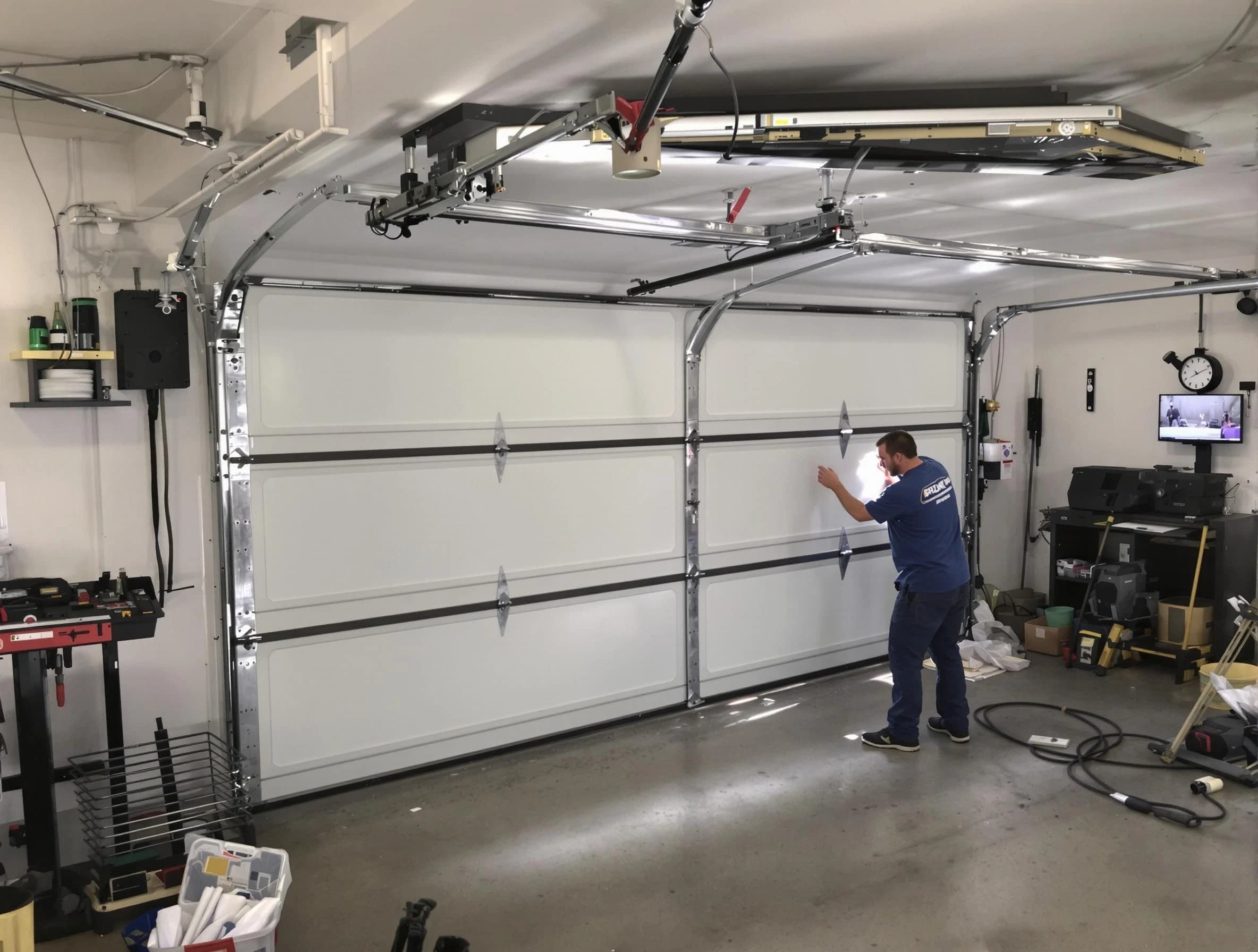 Professional garage door repair service by Meridian Garage Door Repair in Meridian