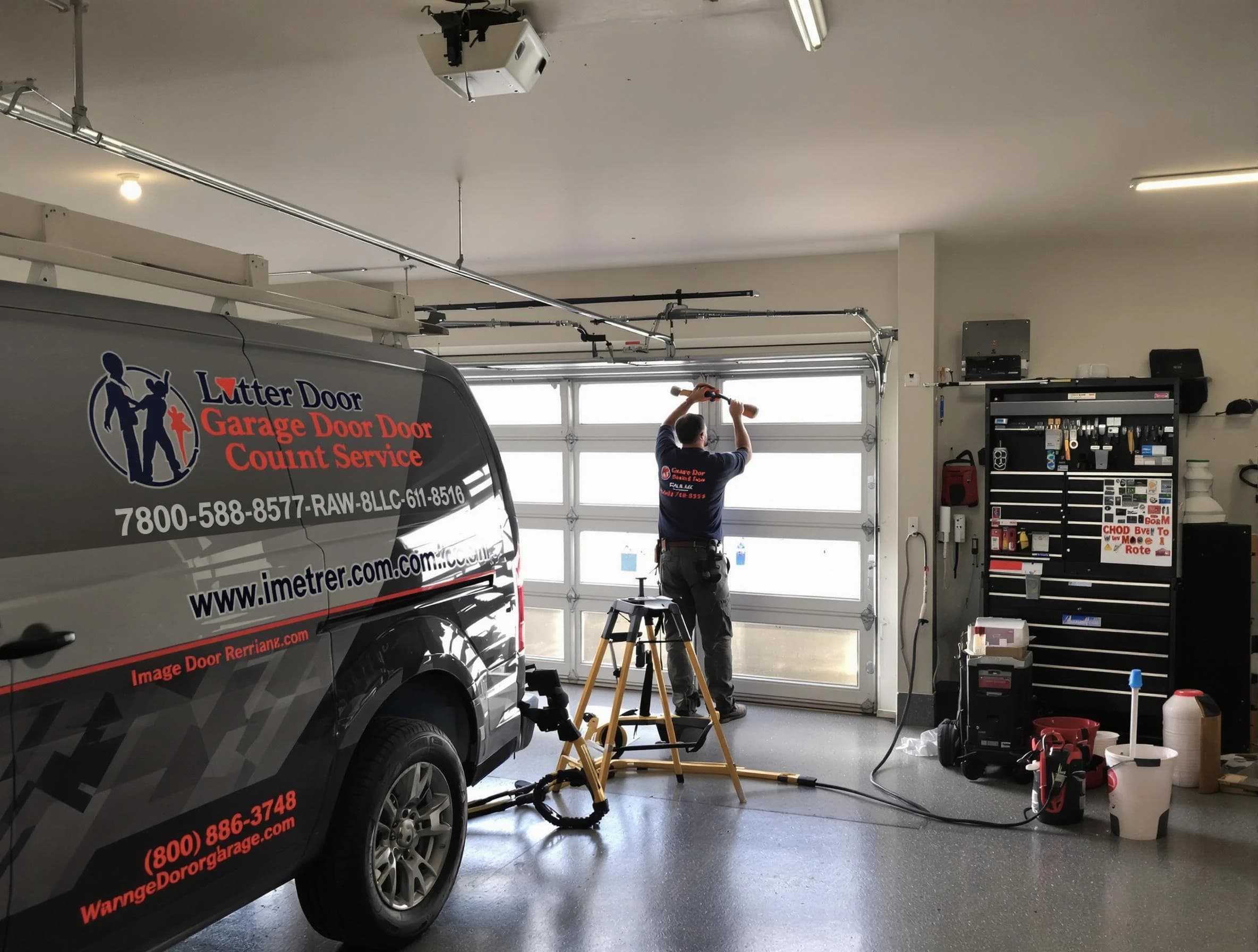 Meridian Garage Door Repair rapid response team performing same-day repair in Meridian