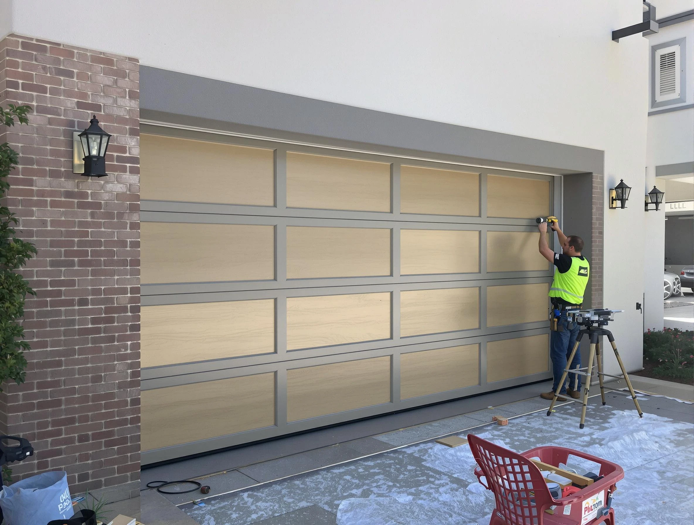 Garage door replacement service by Meridian Garage Door Repair in Meridian