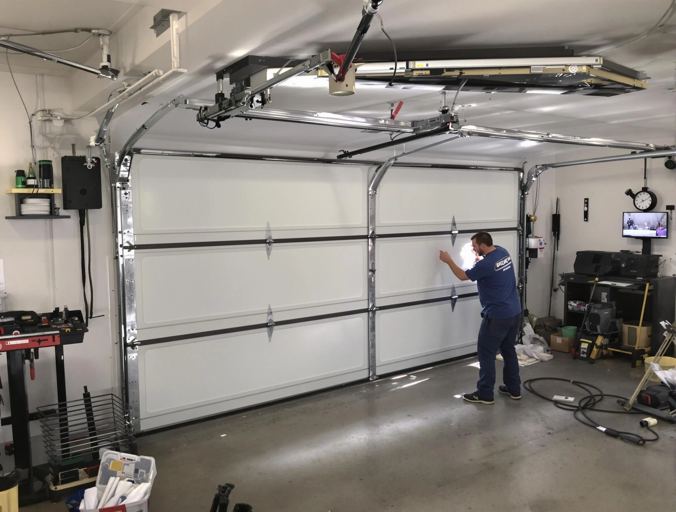Professional garage door repair service by Meridian Garage Door Repair in Meridian