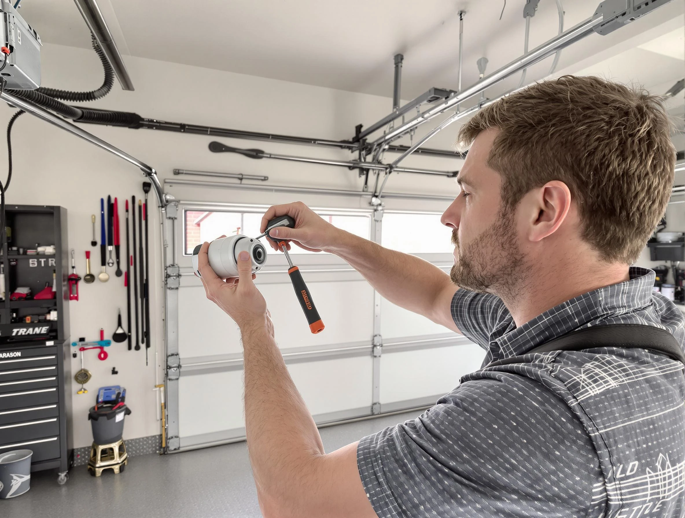 Garage door opener repair service by Meridian Garage Door Repair in Meridian