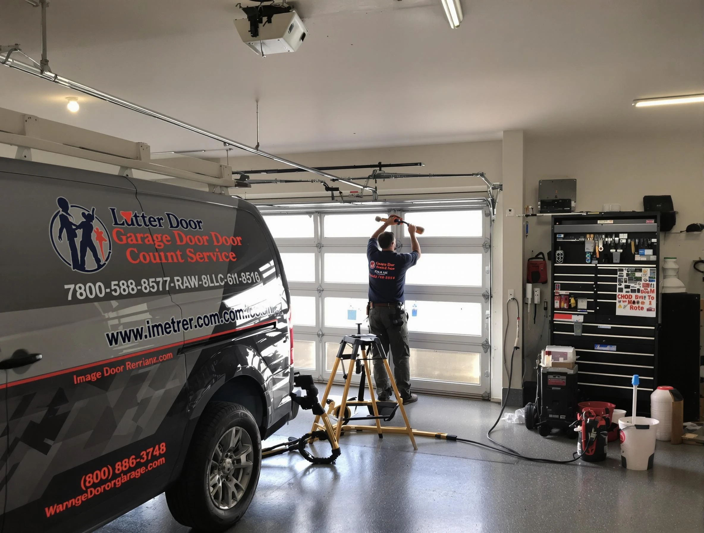Meridian Garage Door Repair rapid response team performing same-day repair in Meridian